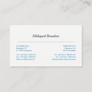 Carte De Visite Pour assistants d'enseignement