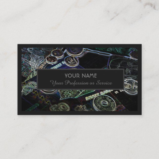 Carte De Visite Pour banquier professionnel ou experts financiers (Devant)