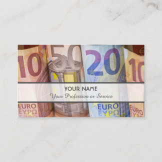 Carte De Visite Pour banquiers professionnels ou experts financier