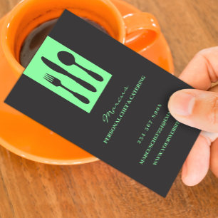 Carte de visite pour chef privé