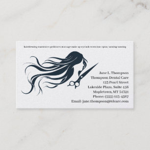 Carte de visite pour coiffeur