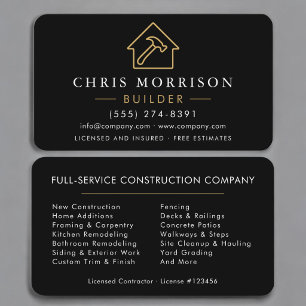 Carte de visite pour constructeurs