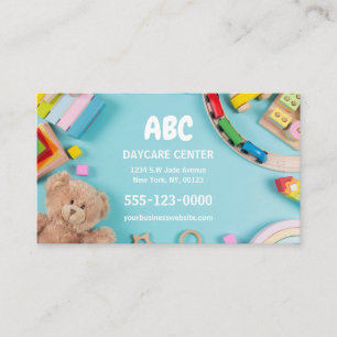 Carte de visite pour crèche de luxe