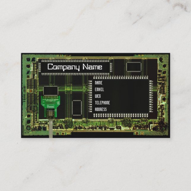 Carte de visite pour des programmeurs (Devant)