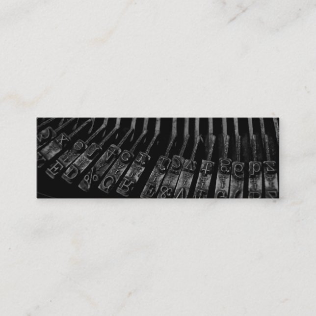 Carte de visite pour écrivains (Devant)