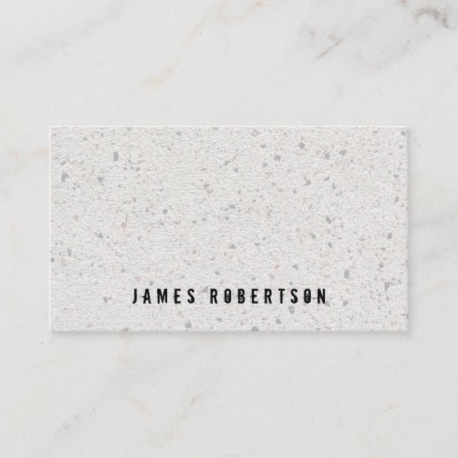 Carte de visite pour entreprise de construction. (Devant)