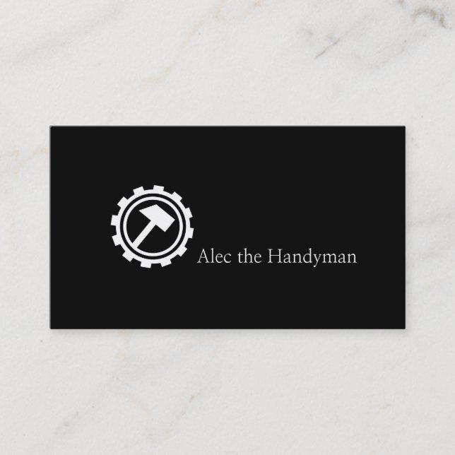 Carte de visite pour entreprise de maintenance, co (Devant)