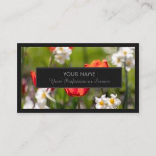 Carte De Visite Pour experts floraux et fleuristes professionnels