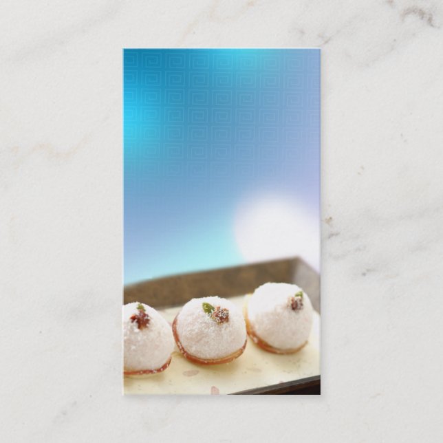 carte de visite pour la nourriture (Devant)