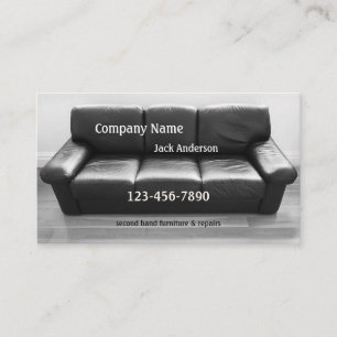 Carte de visite pour la réparation de la sellerie 
