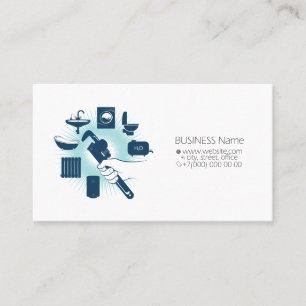 Carte de visite pour la réparation et le service