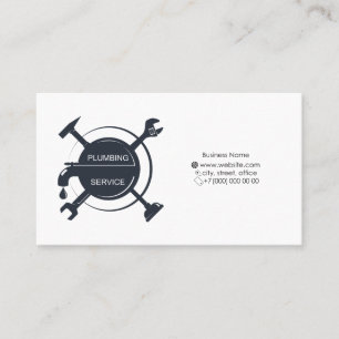Carte de visite pour la réparation et le service 