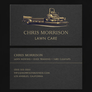 Carte de visite pour l'entreprise d'entretien de p