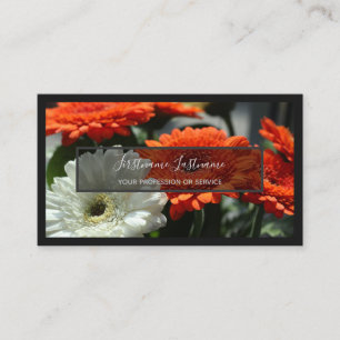 Carte De Visite Pour les experts en fleurs et les fleuristes profe