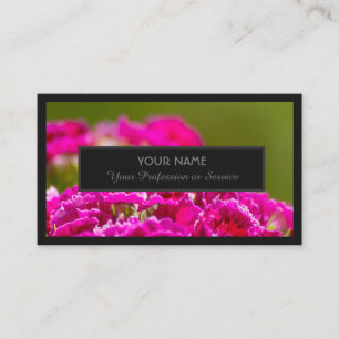 Carte De Visite Pour les experts en fleurs et les professionnels d