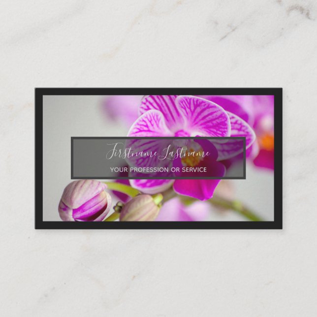 Carte De Visite Pour les experts floraux fleuristes professionnels (Devant)