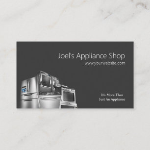 Carte de visite pour magasin d'appareils électromé