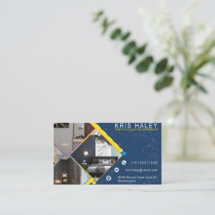 Carte de visite pour maison et appartement teintur