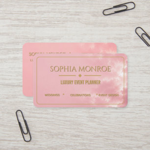 Carte de visite pour organisateur d'événements Ros