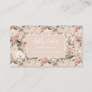 Carte de visite pour planificateur de mariage flor