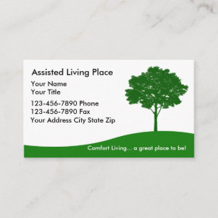 Carte de visite pour résidence avec services