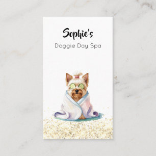 Carte de visite pour salon de beauté pour chien gâ