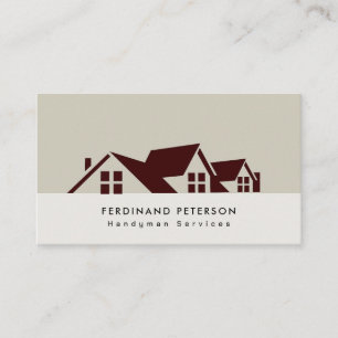 Carte de visite pour services de bricolage à domic
