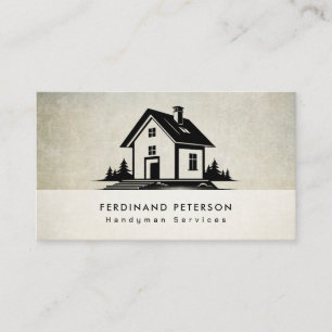 Carte de visite pour services de bricolage à domic