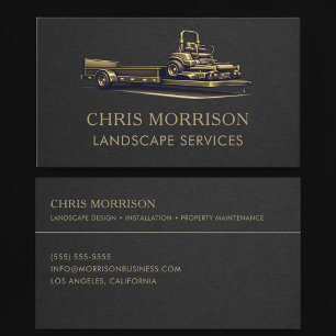 Carte de visite pour services de paysagisme