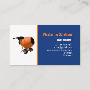 carte de visite pour services et solutions de plas