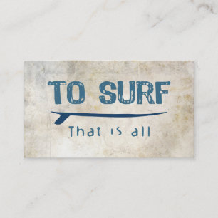 Carte De Visite Pour surfer