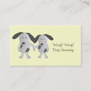 Carte de visite pour Toilettage de Chien Amour de