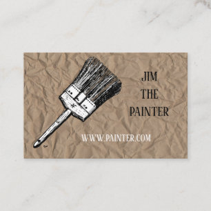 Carte de visite pour un peintre