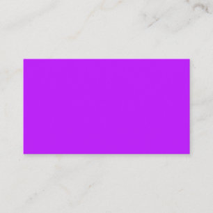 Carte de visite pourpre au néon