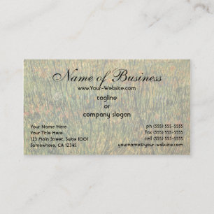 Carte De Visite Prairie en fleurs par Vincent van Gogh