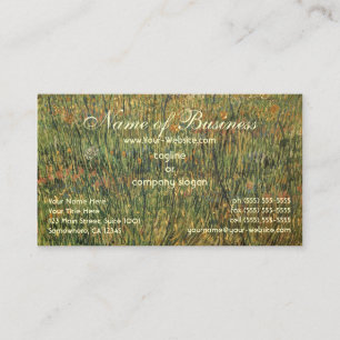 Carte De Visite Prairie en fleurs par Vincent van Gogh