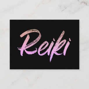 Carte De Visite Praticien ou maître de guérisseur d'énergie de