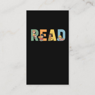 Carte De Visite Prêcheur Enseignant Lire Le Livre De L'Éducation D