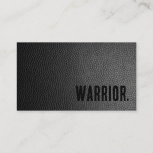 Carte De Visite Premier Arts Martiaux Faux Cuir Noir
