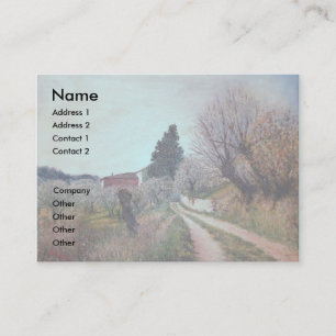 Carte De Visite PREMIER PRINTEMPS EN GOUVERNALAIS / Paysage Toscan