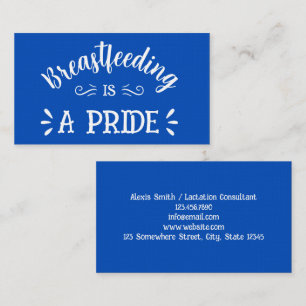 Carte de visite Premium du consultant en allaiteme