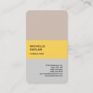 Carte De Visite Premium Lin moderne Professionnel Exclusif