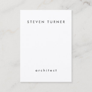 Carte De Visite Premium Silk Trendy Minimalist Professional Plain