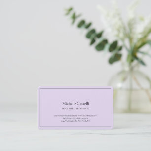 Carte De Visite Premium Soie Professionnel Unique Classique Simple