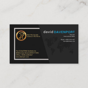 Carte De Visite Président professionnel exquis élégant simple de