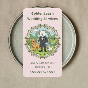 Carte De Visite prestataire de services de luxe pour animaux de co