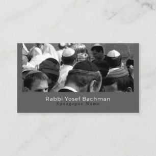 Carte De Visite Prière à la synagogue, au judaïsme, à la religion
