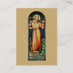 Carte De Visite Prière de saint François d'Assise