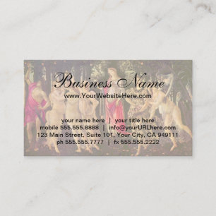 Carte De Visite Primavera de Botticelli, Art Renaissance antique