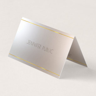 Carte De Visite Prime simple professionnelle élégante de luxe